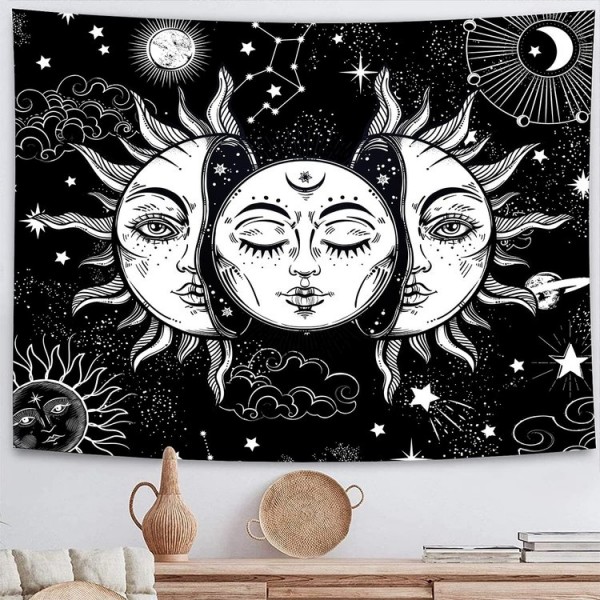 Sun and Moon - Printed Tapestry