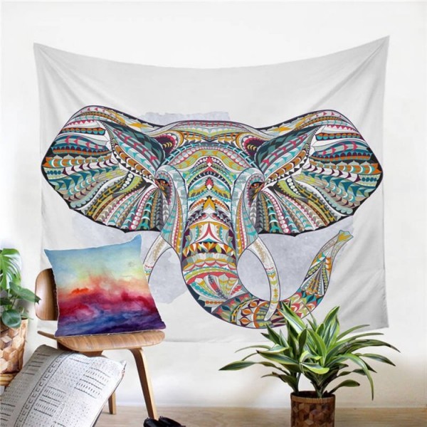 Elephant - Printed Tapestry