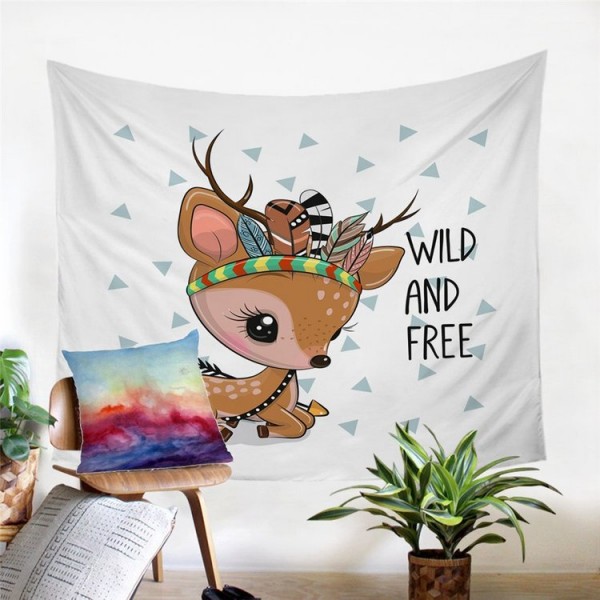 Deer - Printed Tapestry