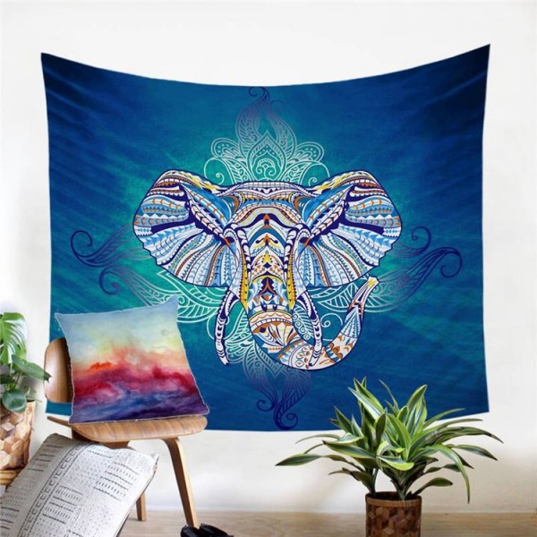 Elephant - Printed Tapestry