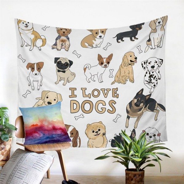 Dog - Printed Tapestry