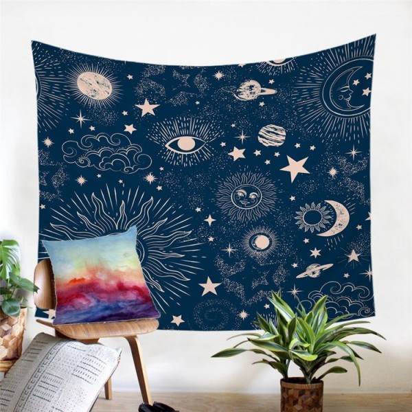 Sun and Moon - Printed Tapestry