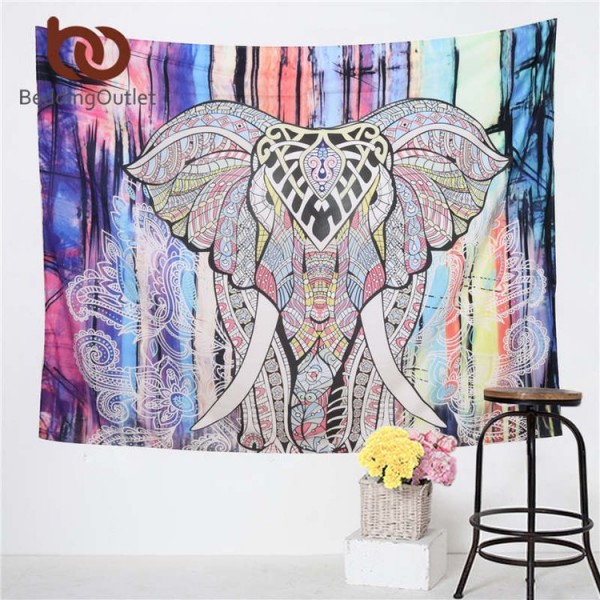 Elephant - Printed Tapestry