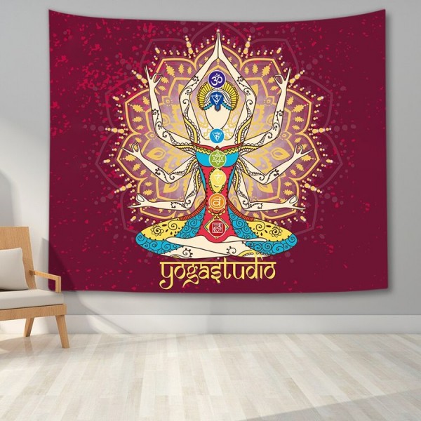 Seven Chakra - Printed Tapestry