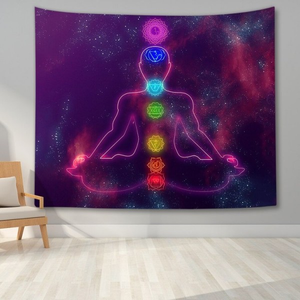 Seven Chakra - Printed Tapestry