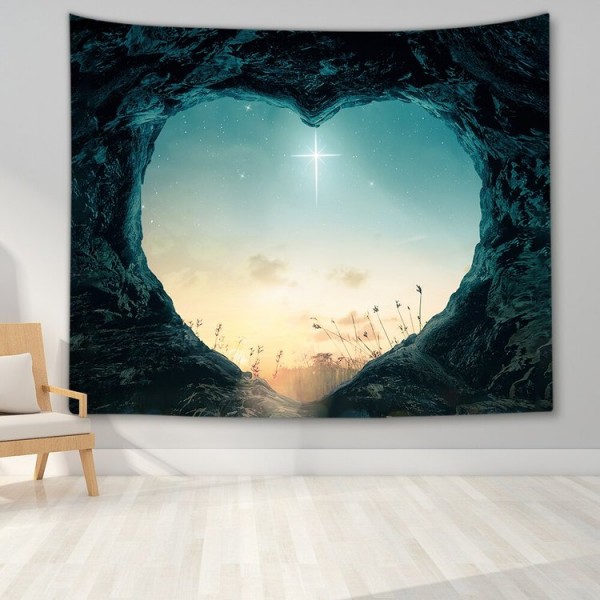 Night Nature Landscap - Printed Tapestry