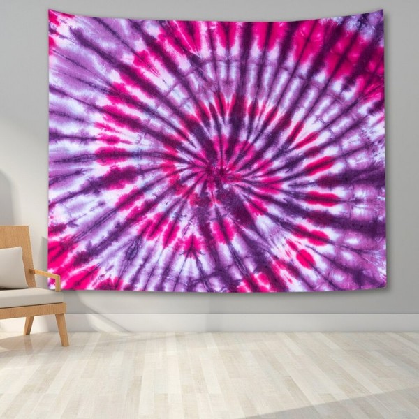 Colorful spiral - Printed Tapestry