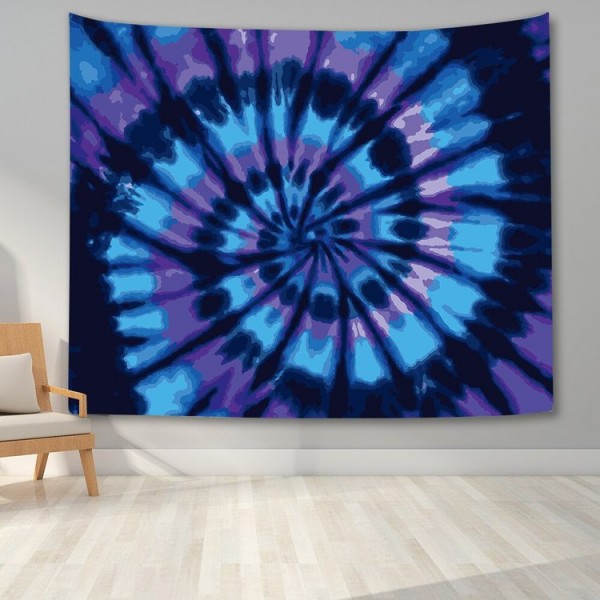 Colorful spiral - Printed Tapestry