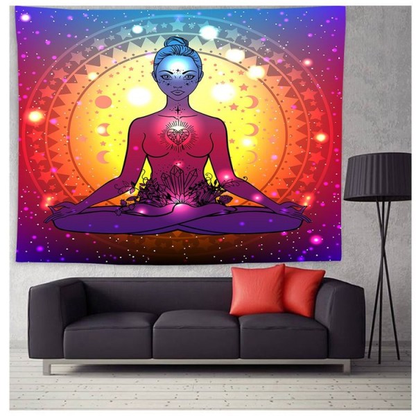 Seven Chakras - Printed Tapestry