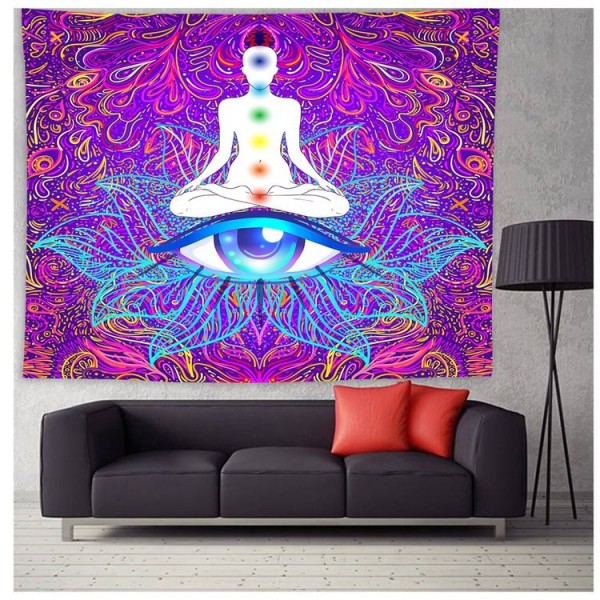 Seven Chakras - Printed Tapestry