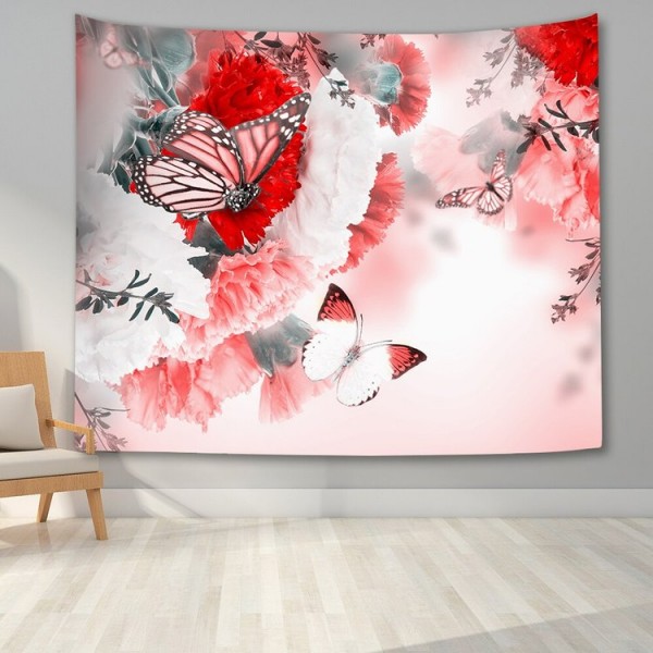 Watercolor Butterflies - Printed Tapestry