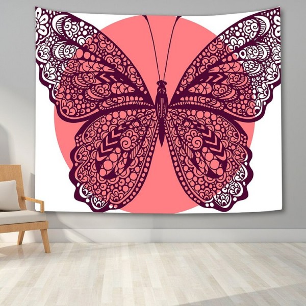 Watercolor Butterflies - Printed Tapestry