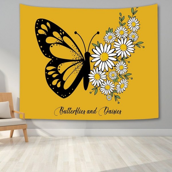 Watercolor Butterflies - Printed Tapestry