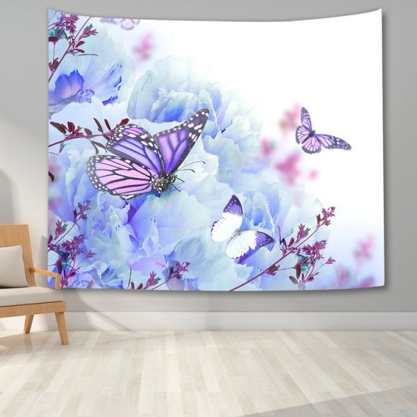 Watercolor Butterflies - Printed Tapestry