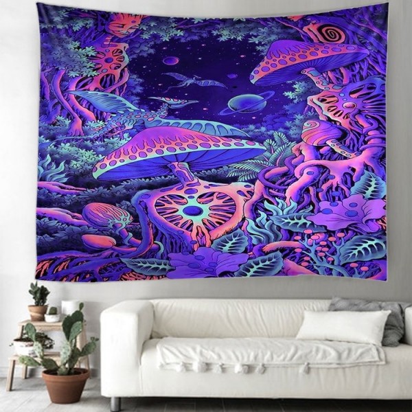 Psychedelic Mushroom - Printed Tapestry