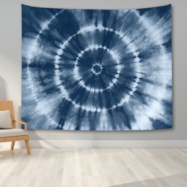 Colorful Tie Dye Spiral - Printed Tapestry