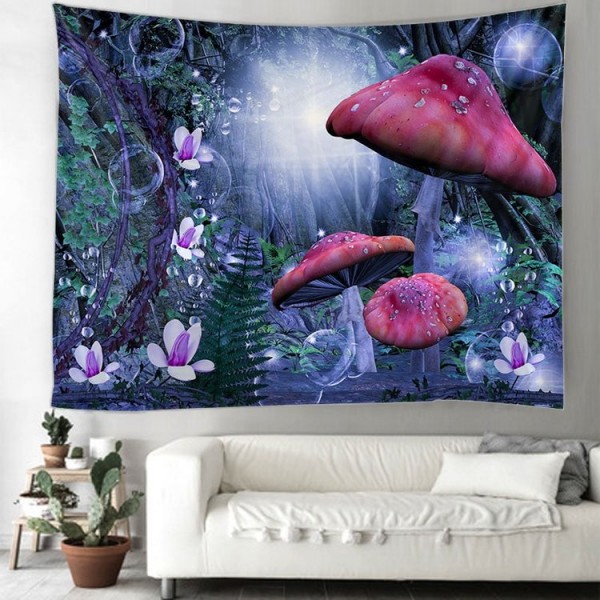 Psychedelic Mushroom - Printed Tapestry