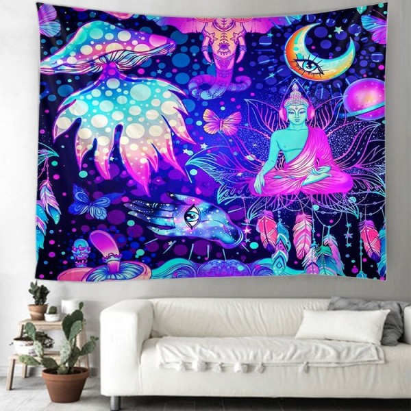 Psychedelic Mushroom - Printed Tapestry