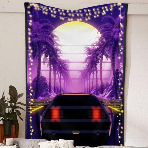 Tropical Outrun  - Printed Tapestry