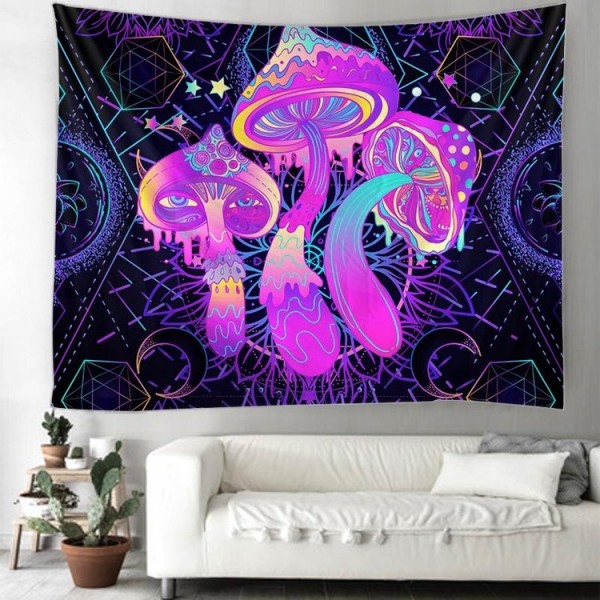 Psychedelic Mushroom - Printed Tapestry