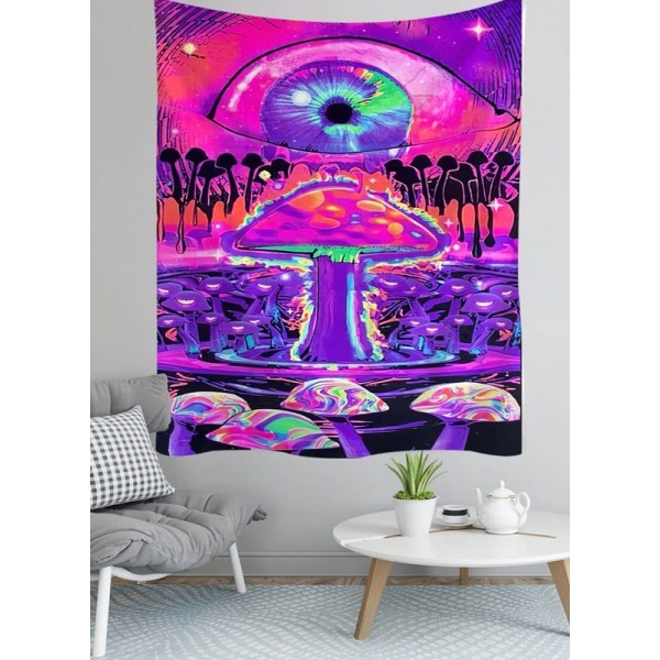 Psychedelic Mushroom - Printed Tapestry