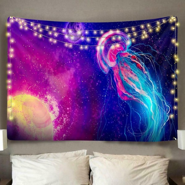 Spacejelly  - Printed Tapestry