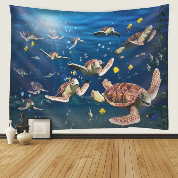 Sea turtle - Printed Tapestry