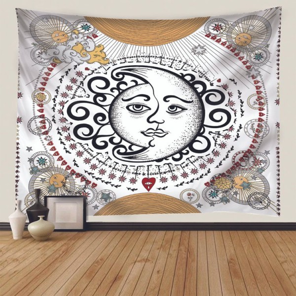 Moon and sun - Printed Tapestry