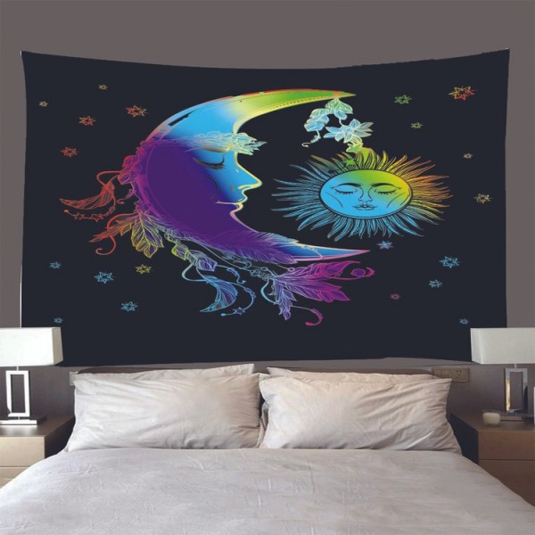 Moon and sun - Printed Tapestry