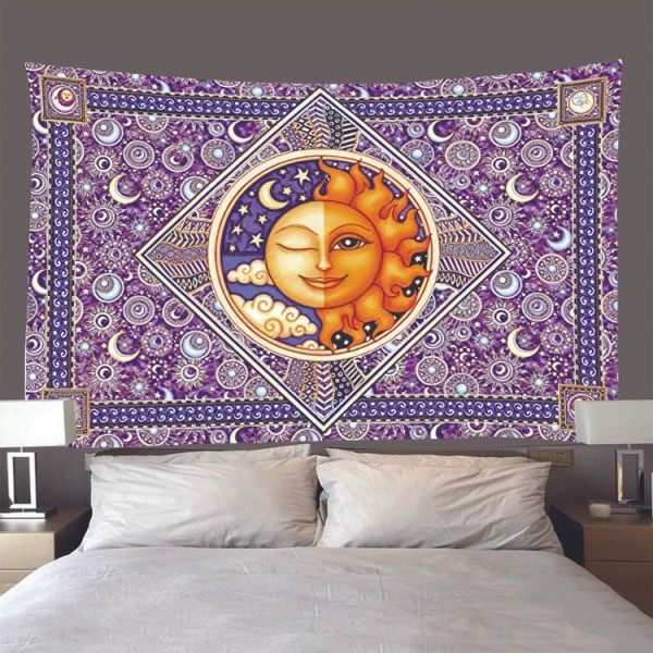 Moon and sun - Printed Tapestry