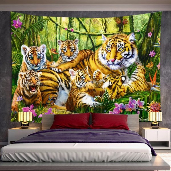 Tiger - Printed Tapestry