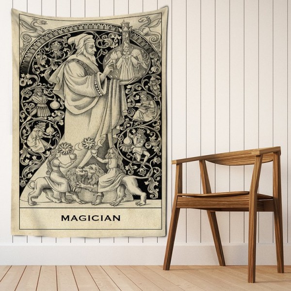 Tarot magician - Printed Tapestry