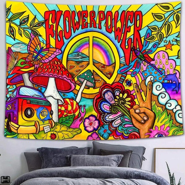 Flower Power - Printed Tapestry