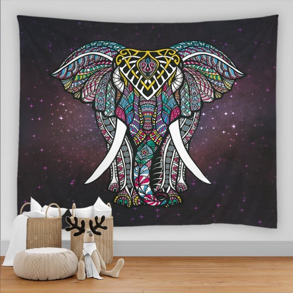 Elephant - Printed Tapestry