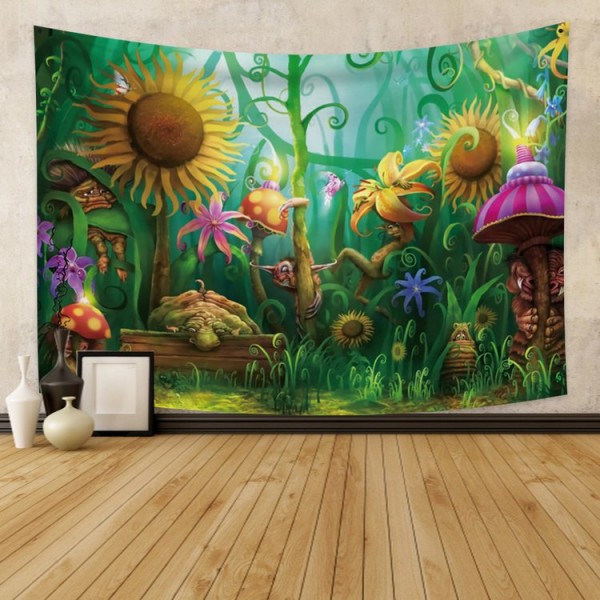 Flower wonderland - Printed Tapestry