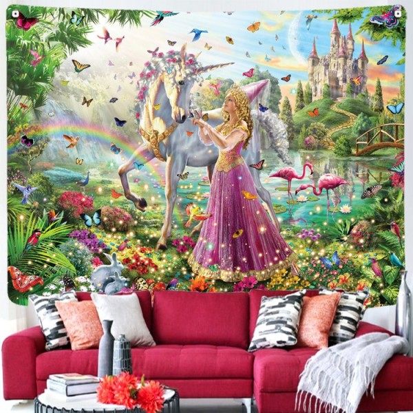 Unicorn - Printed Tapestry