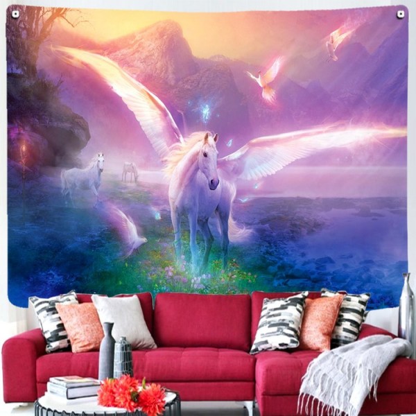 Unicorn - Printed Tapestry