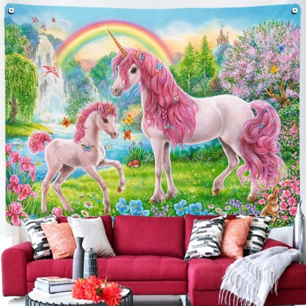 Unicorn - Printed Tapestry