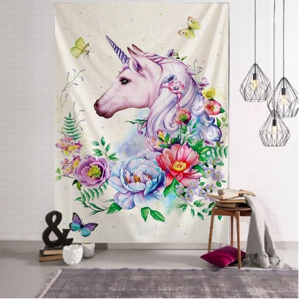 Unicorn - Printed Tapestry