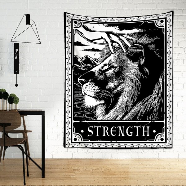 Tarot Strength - Printed Tapestry