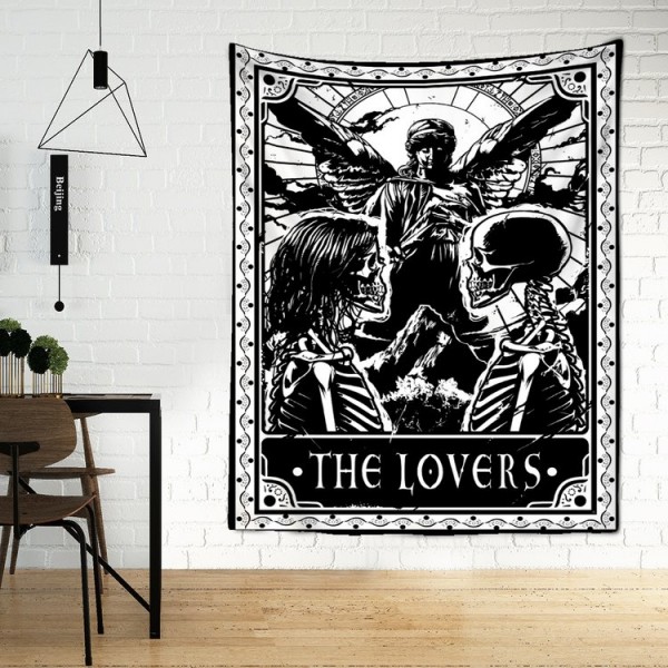 Tarot The lovers - Printed Tapestry