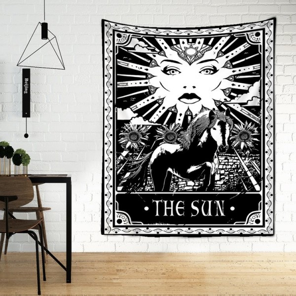 Tarot The Sun - Printed Tapestry