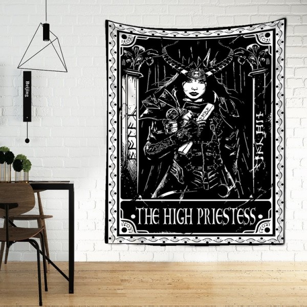 Tarot The High Priestess - Printed Tapestry