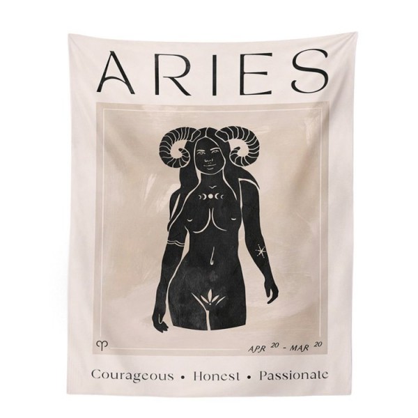 Constellations Aries- Printed Tapestry