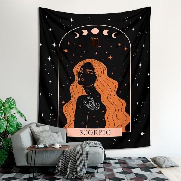 Constellations Scorpio - Printed Tapestry