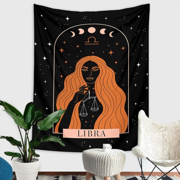 Constellations Libra - Printed Tapestry