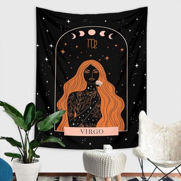 Constellations Virgo - Printed Tapestry