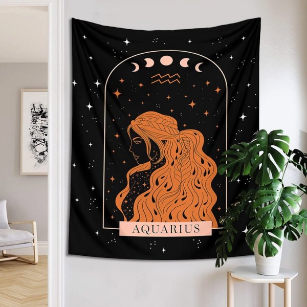 Constellations Aquarius - Printed Tapestry