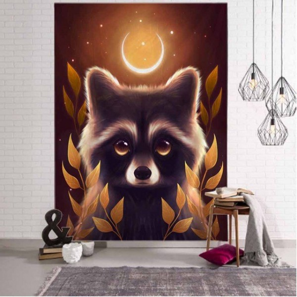 Raccoons - Printed Tapestry