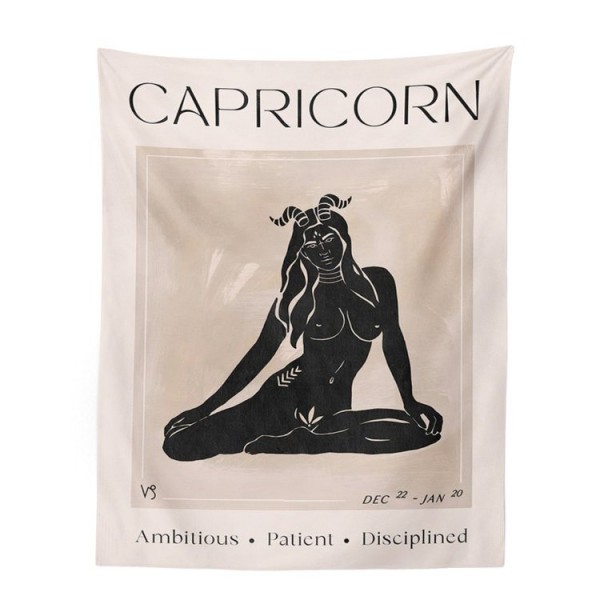 Constellations Capricorn - Printed Tapestry